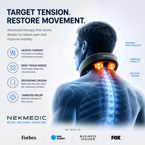 NEKMEDIC™ The Original Deep Relief Neck Massager